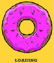 Loading Donut GIF - Donut Sprinkles Pink GIFs