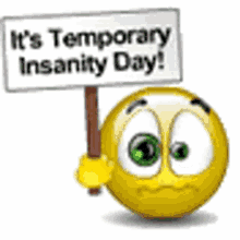 insanity day go crazy emoji