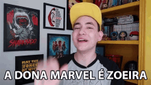 A Dona Marvel E Zoeira Marvel Mocks GIF - A Dona Marvel E Zoeira Marvel Mocks Zoeira GIFs