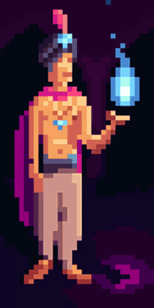pixel pixelart wizard magician sorcerer