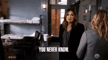 you never know mariska hargitay captain olivia benson law and order special victims unit you dont know