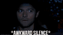 Awkward Silence Misha Collins GIF - Awkward Silence Silence Misha Collins GIFs