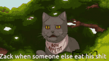 eat shit zack bon appetit creepy cat