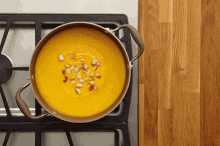 Beautiful Pumpkin Soup GIF - Soup Pumpkin Soup Recipe GIFs