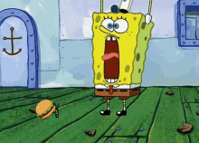 Oh He Stealing Spongebob GIF - Oh He Stealing Spongebob Scream GIFs