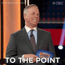 To The Point Gerry Dee GIF - To The Point Gerry Dee Family Feud Canada GIFs