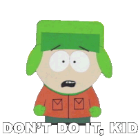 Dont Do It Kid Kyle Broflovski Sticker - Dont Do It Kid Kyle Broflovski South Park Stickers
