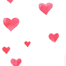Pink Hearts GIF - Pink Hearts Floating GIFs