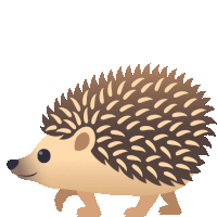 Hedgehog Nature Sticker - Hedgehog Nature Joypixels Stickers