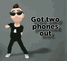 two phones got two phones out dance