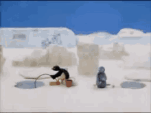 Pingu Fishing GIF - Pingu Fishing Penguin GIFs