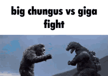 Gyga Big Chungus GIF - Gyga Big Chungus Fight GIFs