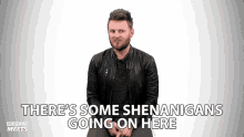 Theres Some Shenanigans Going On Here Bobby Berk GIF - Theres Some Shenanigans Going On Here Bobby Berk Popbuzz Meets GIFs