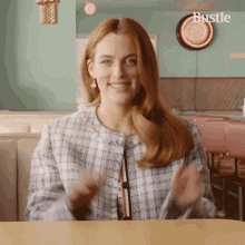 Tapping Table Riley Keough GIF - Tapping Table Riley Keough Bustle GIFs