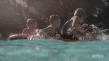 In The Pool Prince Harry GIF - In The Pool Prince Harry Prince William GIFs