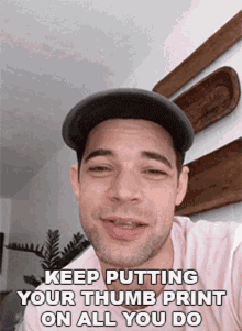 Keep Putting Your Thumb Print On All You Do Jeremy Jordan GIF - Keep Putting Your Thumb Print On All You Do Jeremy Jordan Cameo GIFs