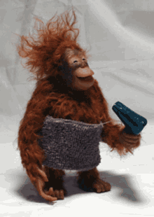 whatever blow hair hair dryer monkey