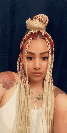 agnes fisher samoan samoa septum ring box braid agnes fisher samoan samoa septum ring box braid