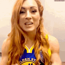 becky lynch golden state warriors wwe wrestling rock and roll