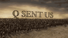 Q Sent Us Qanon GIF - Q Sent Us Qanon Q Army GIFs