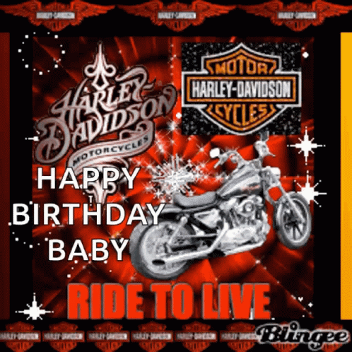 Happy Birthday Harley Davidson GIF - Happy Birthday Harley Davidson ...