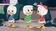 Huey Duck Louie Duck GIF - Huey Duck Louie Duck Dewey Duck GIFs