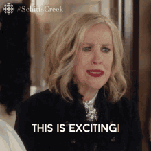 This Is Exciting Catherine Ohara GIF - This Is Exciting Catherine Ohara Moira GIFs