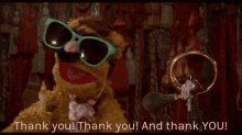 Thank You Fozzie Bear GIF - Thank You Fozzie Bear Muppets GIFs