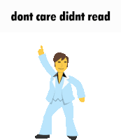 Dont Care Didnt Read Sticker - Dont Care Didnt Read Ignored Stickers