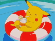 Chilling Pikachu GIF - Chilling Pikachu Pokemon GIFs