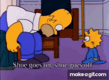 Homer Homer Simpson GIF - Homer Homer Simpson Shoes GIFs