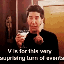 Friends V Is For GIF - Friends V Is For Surprising GIFs