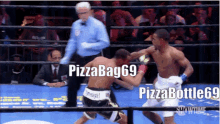 pizza bag69 pizza bottle69 boxing sports fight