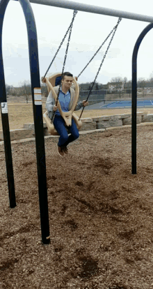 Swing Play Ground GIF - Swing Play Ground Smile GIFs
