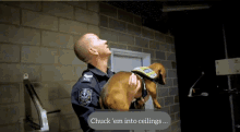 dachshund police april fools dog chuck em