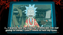 Rick And Morty Sleep GIF - Rick And Morty Sleep Nap GIFs