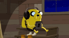 Adventure Time Jake GIF - Adventure Time Jake Vibing GIFs