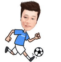 Hau Zozo Soccer Player Sticker - Hau Zozo Soccer Player Kick Stickers