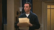 Sheldon Paper GIF - Sheldon Paper Throw GIFs