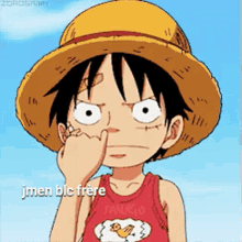 Luffy One Piece GIF - Luffy One Piece Picking Nose GIFs