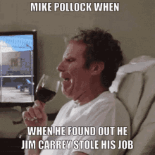 mike pollock cry funny jim carrey lol