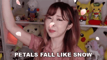 Petals Fall Like Snow Misa GIF - Petals Fall Like Snow Misa Japanese Ammo With Misa GIFs