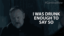 I Was Drunk Enough To Say So Carnival Row GIF - I Was Drunk Enough To Say So Carnival Row Jared Harris GIFs
