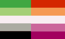 Chemtvisarismartoes Lesbian Flag GIF - Chemtvisarismartoes Lesbian Flag Aromantic Flag GIFs