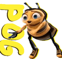 Beepog Sticker - Beepog Bee Pog Stickers