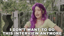 I Dont Want To Do This Interview Anymore Ariela GIF - I Dont Want To Do This Interview Anymore Ariela Nightowlcinematic GIFs