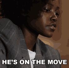 Hes On The Move Khadijah GIF - Hes On The Move Khadijah The355 GIFs