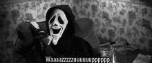 Scream Wazzup GIF - Scream Wazzup Ghost Face GIFs