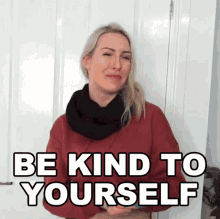 Be Kind To Yourself Tracy Kiss GIF - Be Kind To Yourself Tracy Kiss Be Gentle With Yourself GIFs