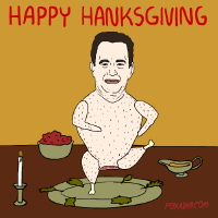 Happy Hanksgiving GIF - Tom Hanks Thanksgiving Turkey GIFs